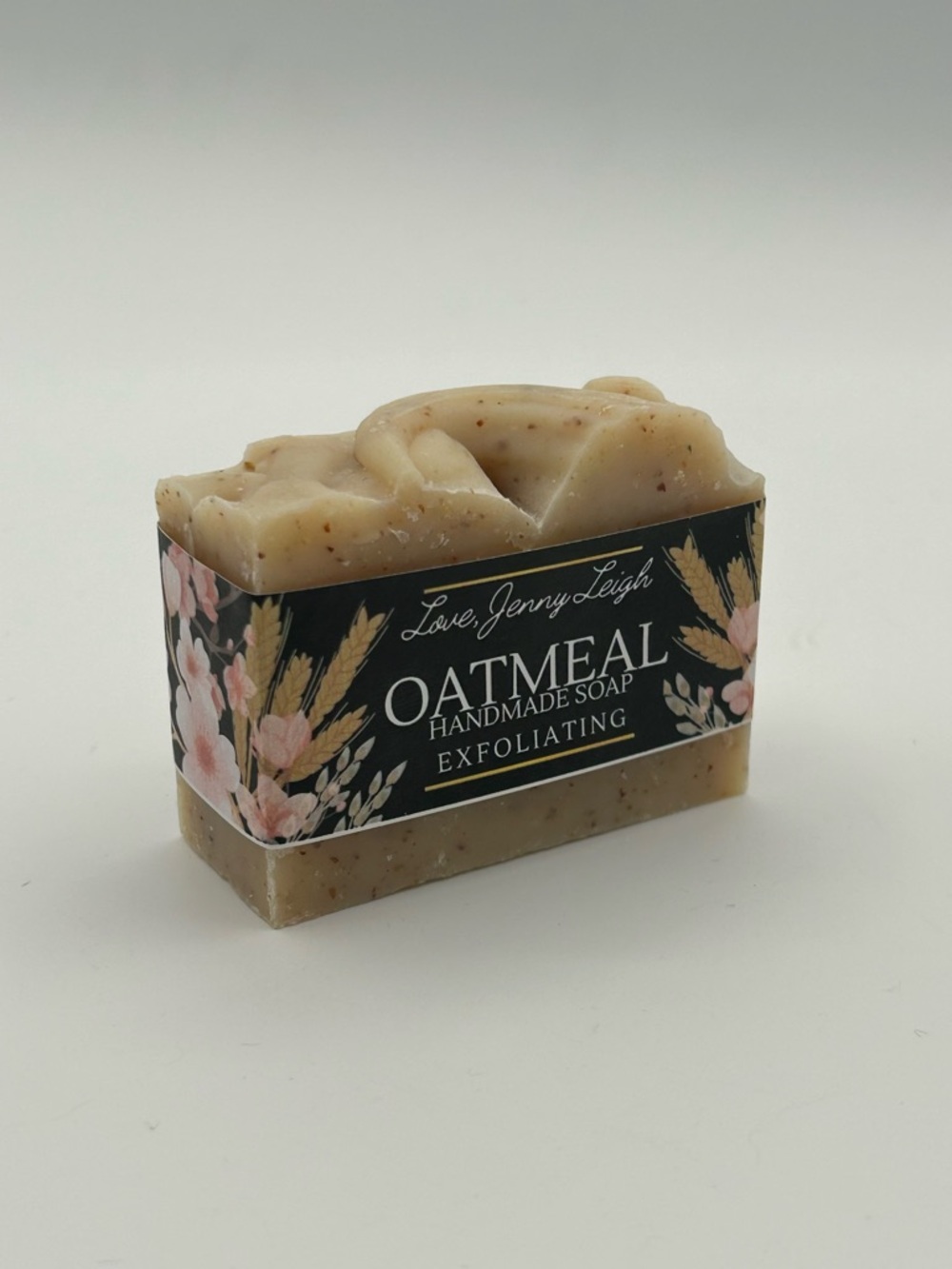 Oatmeal Exfoliating Handmade Soap - Natural Beige